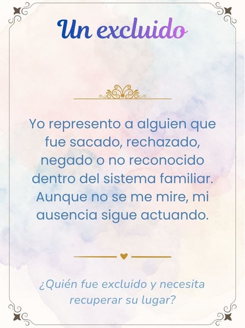 Spanish inspirational poster about exclusion