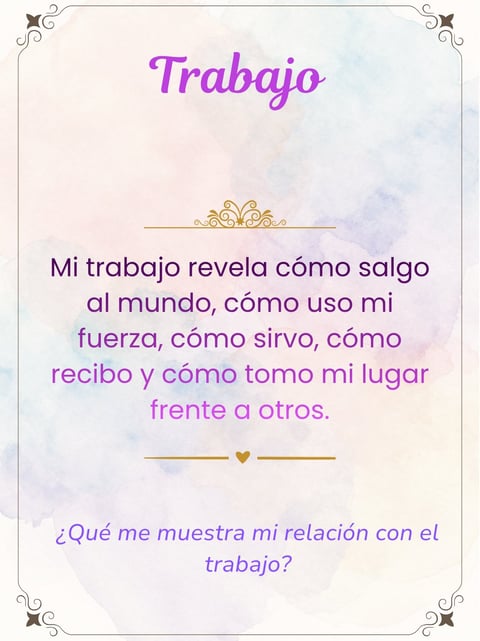 Inspirational Spanish quote about work and self-reflection